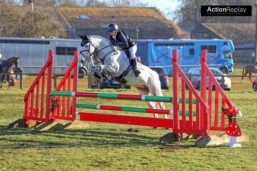 Jo and Eddie showjumping at Poplar Park Horse Trials
